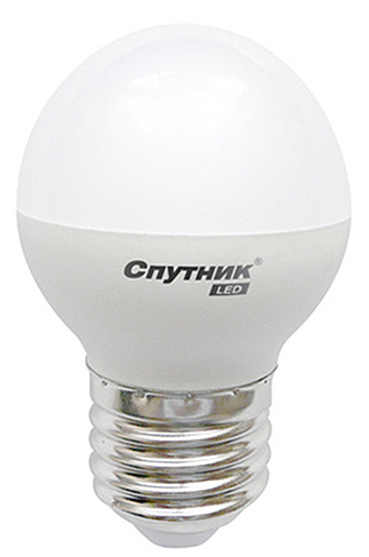 Cветодиодная лампа LED G45 10W/4000K/E27, Спутник 